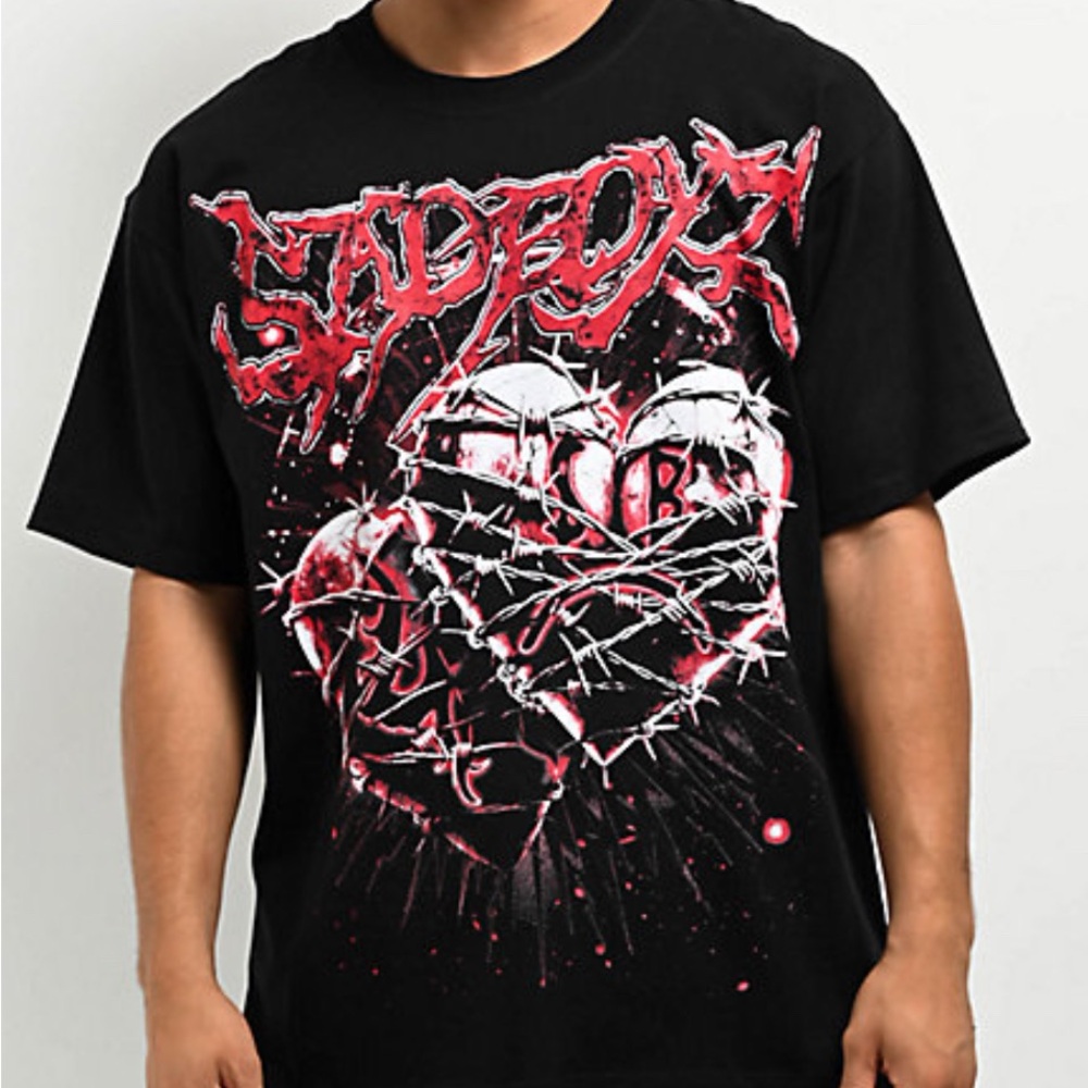 Zumiez Black Tee with Red Graphic Design